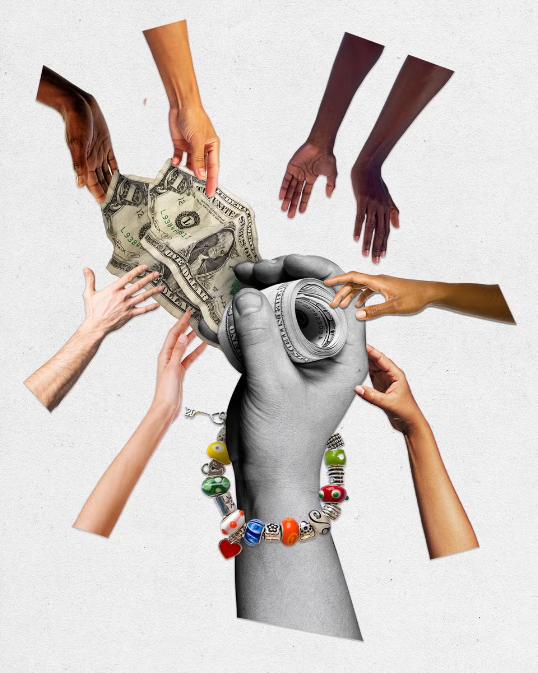 child influencers money collage